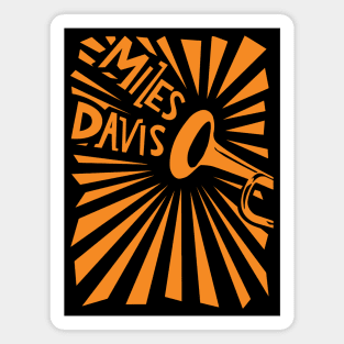 Miles Davis Trumpet Magnet